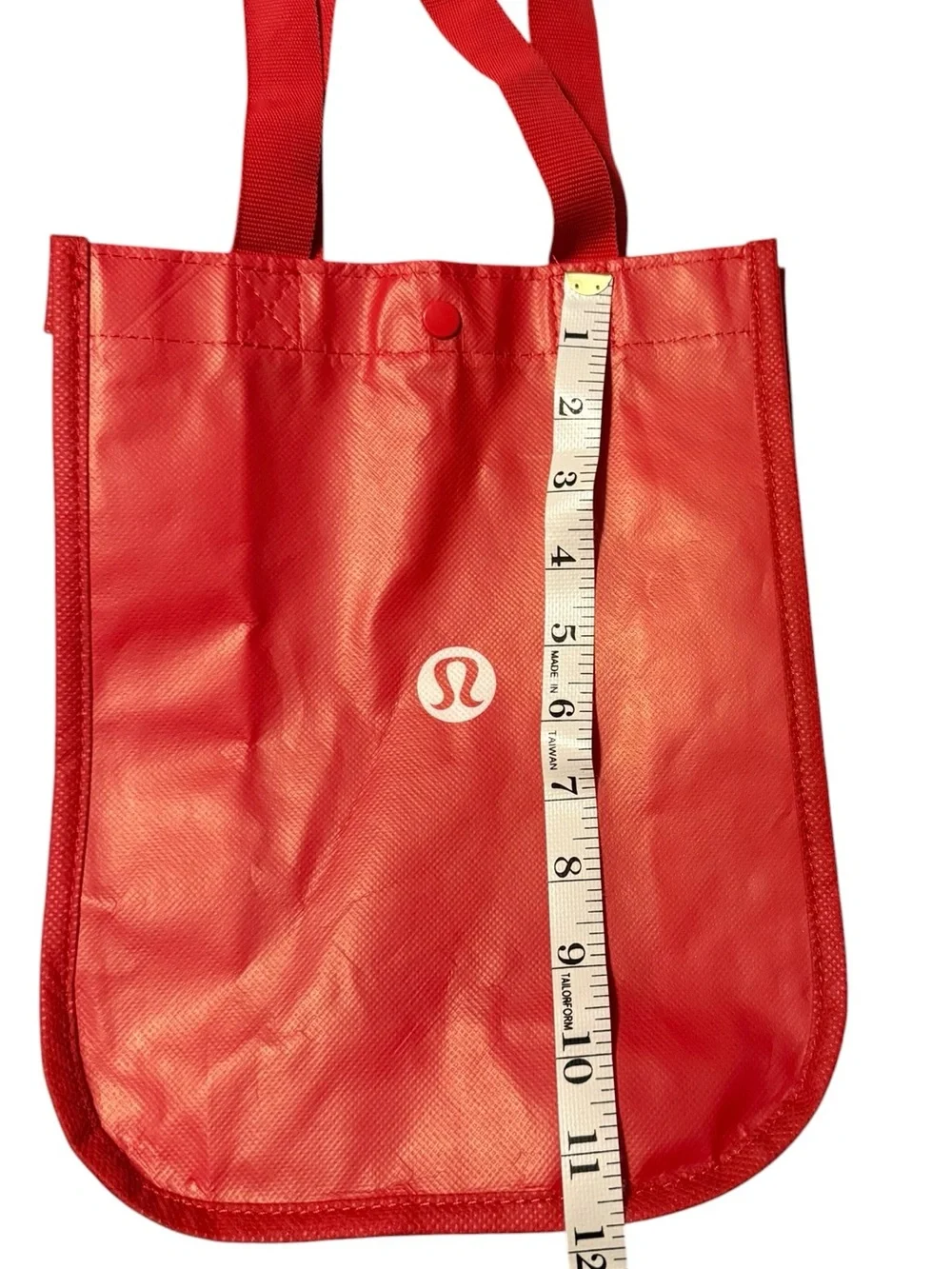 lululemon athletica Tote Bag Duo in Red & White w Snap Closure Yoga Class Travel